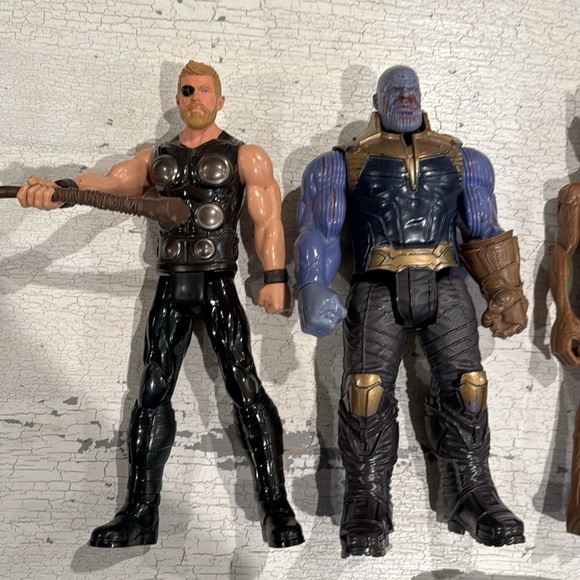 Marvel collection with sound box - Thor, Thanos, Groot, black panther. Set of 4 - Picture 2 of 6